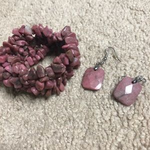 Bracelet & earring set